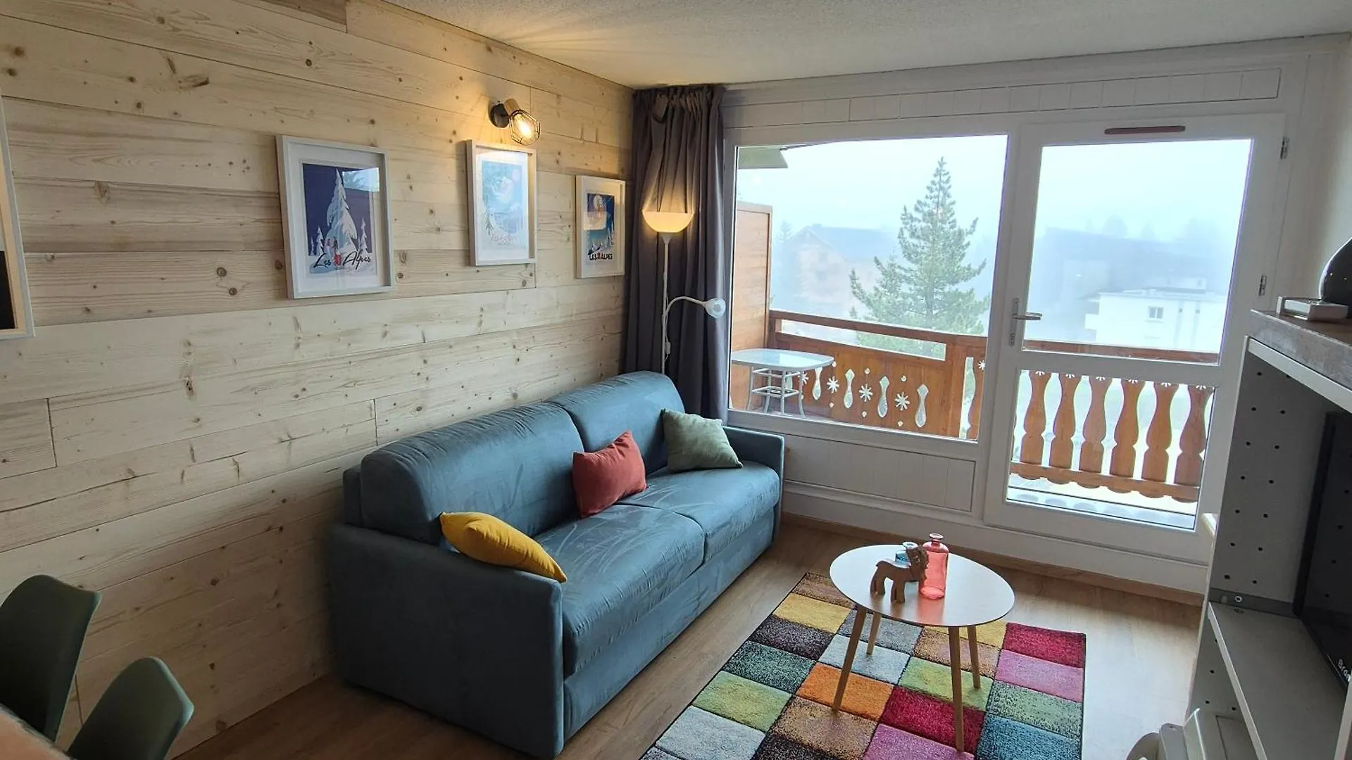 Appartement Residence Plein Sud , Centre Station , Pied Des Pistes , Parking ,Wifi , 30 M2 , 4P Ле дез Альп